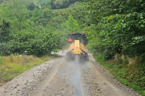Çalışmalarına Ünye ilçesi Tekkiraz Mahallesi Uğurlu Sokakta yürüten ekipler, geçmiş
