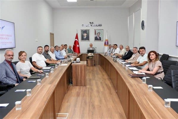 Valilik Toplantı Salonu’nda, Ordu Valisi Muammer Erol’un başkanlığında yapılan İl