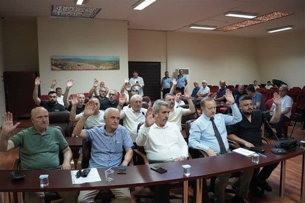 Toplantı, bu ay sadece tek gündem maddesiyle yapıldı. Gündemde, İmar