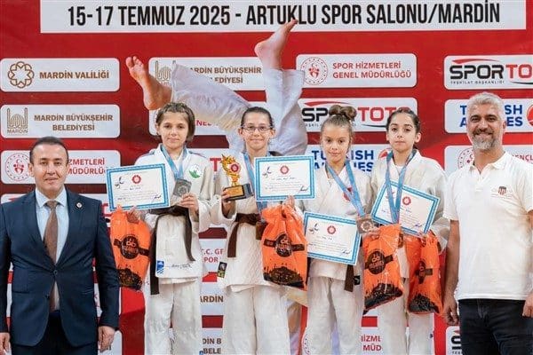 Mardin’de düzenlenen 15 Temmuz Spor Toto Türkiye Minikler Judo Şampiyonası,