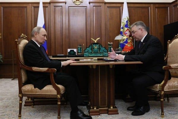 Rusya Devlet Başkanı Putin, Stavropol Krai Valisi Vladimir Vladimirov ile