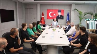 Ziyarette, Büyükşehir Belediyesi Genel Sekreteri Ergül Halisçelik, Gençlik ve Spor