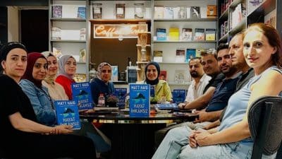 Topluluğun kurucusu Emine Sevgin öncülüğünde düzenlenen kitap söyleşisinde, Matt Haig’in