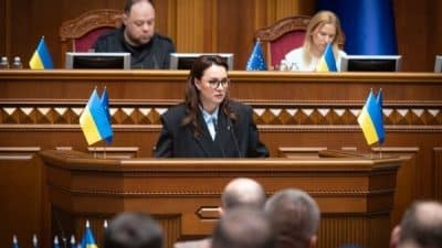 Ukrayna Başbakanı Svyrydenko, Ukrayna'da ABD'nin geçici maslahatgüzarı Julie Davis ile