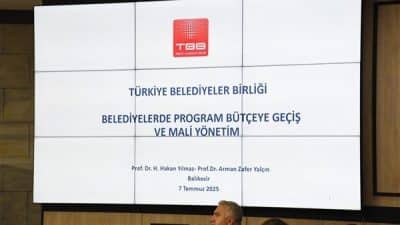 Türkiye Belediyeler Birliği tarafından düzenlenen eğitim programının ilk gününde “Program