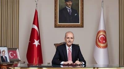 Türkiye Büyük Millet Meclisi (TBMM) Başkanı Numan Kurtulmuş, Çin Halk
