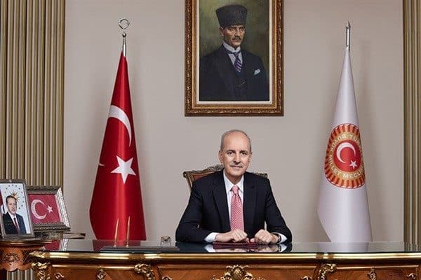 Türkiye Büyük Millet Meclisi (TBMM) Başkanı Numan Kurtulmuş, Çin Halk