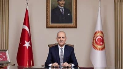 Türkiye Büyük Millet Meclisi Başkanı Numan Kurtulmuş, Milli İstihbarat Teşkilatı