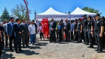 Törene, Tunceli Valisi Şefik Aygöl, protokol üyeleri ve emniyet mensupları