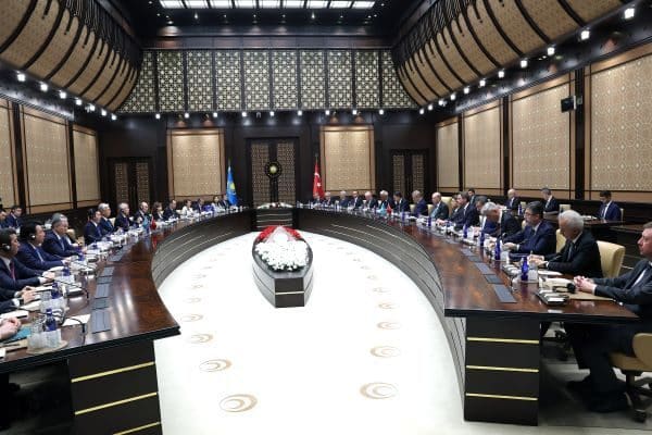 Cumhurbaşkanı Recep Tayyip Erdoğan, Kazakistan Cumhurbaşkanı Kasım Cömert Tokayev ile