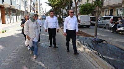 Karacabey Belediyesi, kent estetiğini artırmaya yönelik çalışmaları kapsamında Ulucami ve