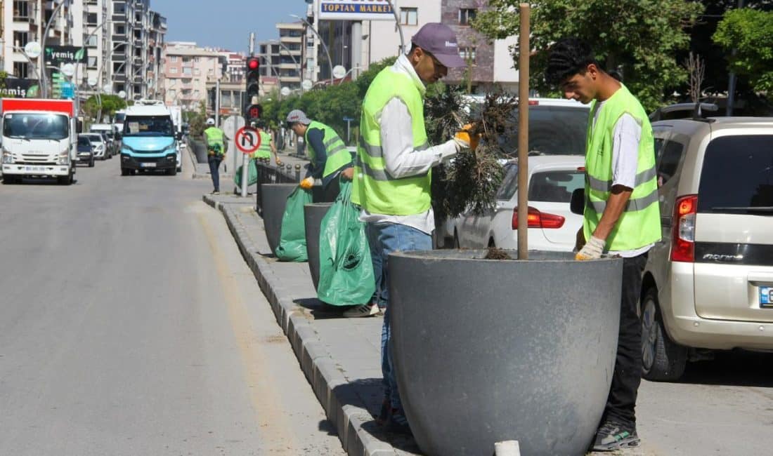Büyükşehir Belediyesi Park ve Bahçeler Dairesi Başkanlığı kent genelinde yeşil