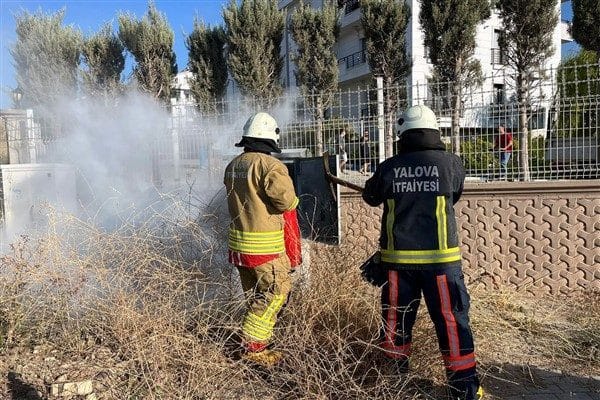 Yalova İtfaiyesi yılın ilk yarısında 222 yangına müdahale etti. Ayrıca