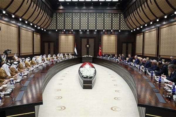 Cumhurbaşkanı Recep Tayyip Erdoğan ve Birleşik Arap Emirlikleri Devlet Başkanı