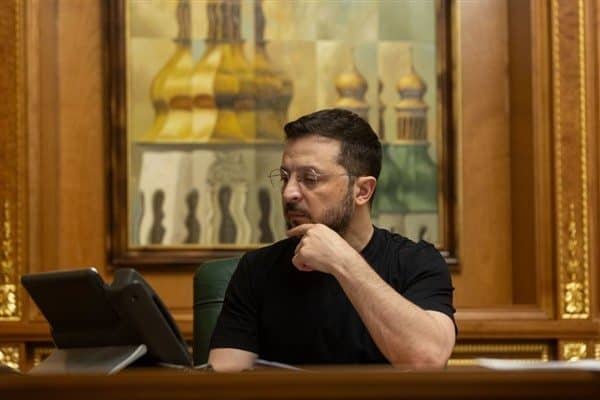 Ukrayna Devlet Başkanı Zelenski, Mısır Cumhurbaşkanı Abdelfattah Elsisi ile telefon