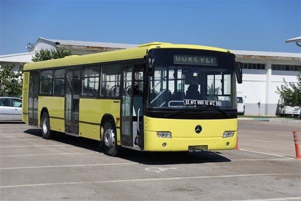 Büyükşehir Belediyesi Destek Hizmetleri Dairesi Başkanlığı kanalıyla temin edilen otobüs,