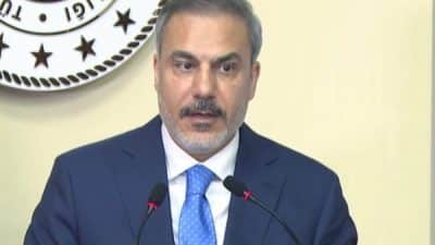 Dışişleri Bakanlığından yapılan açıklamaya göre Dışişleri Bakanı Hakan Fidan, Suriye Arap