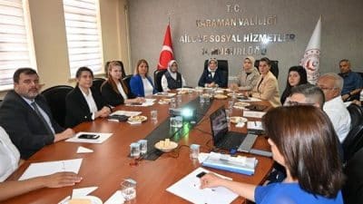 Heyet, ziyaret programı kapsamında ilk olarak Aile ve Sosyal Hizmetler