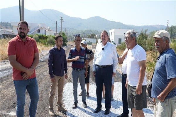 Geçtiğimiz günlerde Koru ve Ekinanbarı Mahallelerini birbirine bağlayan yolda Milas