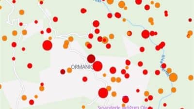Boğaziçi Üniversitesi Kandilli Rasathanesi ve Deprem Araştırma Enstitüsü (KRDAE) verilerine