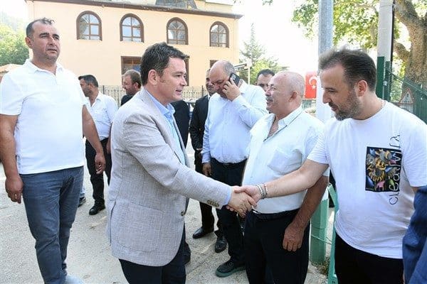 Başkan Aydın’a buluşmada, CHP Bilecik Milletvekili Yaşar Tüzün, CHP Bursa