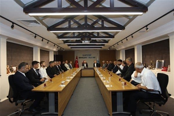 Kayseri Amatör Spor Kulüpleri Federasyonu (ASKF) Başkanı Mutlu Önal ve