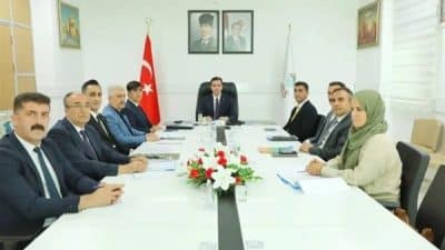 Valilikten yapılan açıklamaya göre, Vali Ahmet Karakaya başkanlığında, ildeki jeotermal