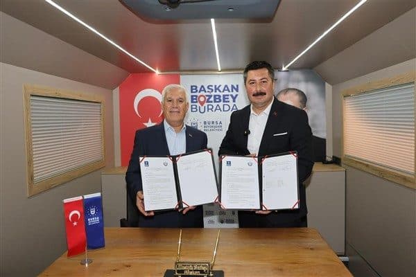 Bursa Büyükşehir Belediyesi ile Yenişehir Belediyesi arasında, ilçeye Yaş Sebze
