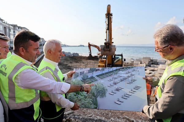 Bursa Büyükşehir Belediyesi tarafından, Mudanya ilçesinde yaya öncelikli kent anlayışıyla