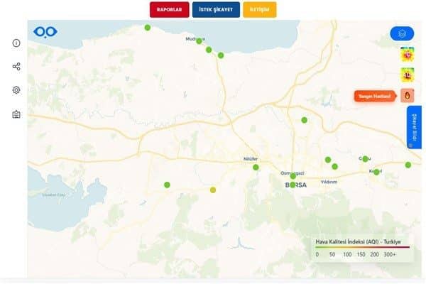 Geçtiğimiz aylarda hava kirliliği parametrelerinin ve gürültü kirliliğinin tespitine yönelik