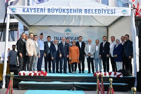 Kayseri Büyükşehir Belediyesi tarafından Talas ilçesinde yapımı tamamlanan Talas Mevlana