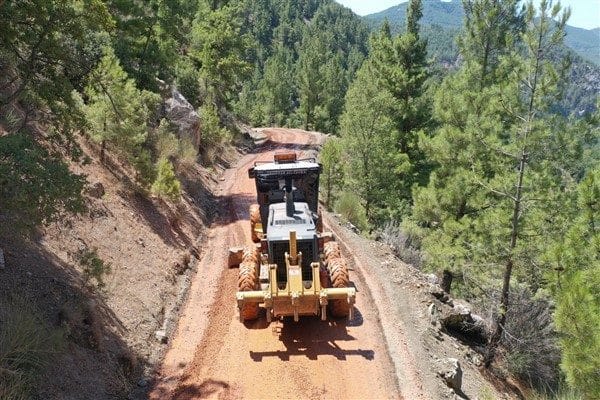 Gazipaşa Belediyesi Fen İşleri Müdürlüğü ekipleri, Çığlık Boğazı olarak bilinen