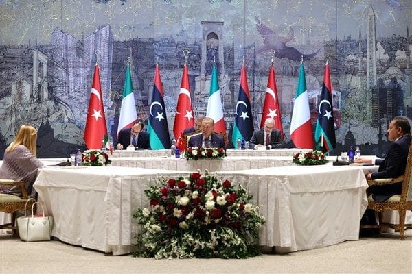 Cumhurbaşkanı Erdoğan, İtalya Başbakanı Meloni ve Libya Milli Birlik Hükümeti