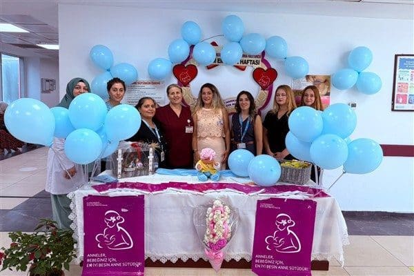 Bebek Dostu Hastane unvanına sahip olan sağlık kuruluşunda kurulan bilgilendirme