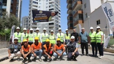 Başlatılan 5 kilometrelik doğalgaz şebeke montaj çalışması tamamlandığında, mahalledeki bin