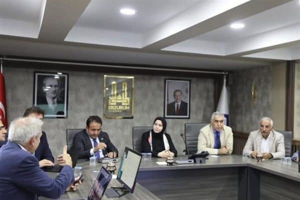 Toplantı, Erzurum Vali Yardımcısı Didem Dinç Özay başkanlığında; Büyükşehir Belediyesi
