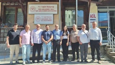 Gerçekleştirilen değerlendirme ziyaretlerine, Rize İl Sağlık Müdürü Doç. Dr. Gökhan