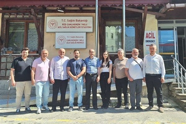 Gerçekleştirilen değerlendirme ziyaretlerine, Rize İl Sağlık Müdürü Doç. Dr. Gökhan