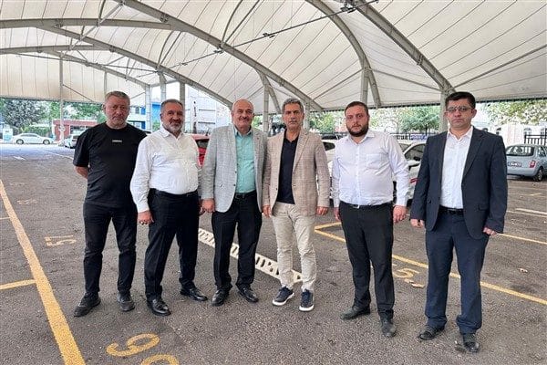 Başkan Deviren’e ziyarette GEMTAR Yönetim Kurulu Başkanı Erdi Şahin ve