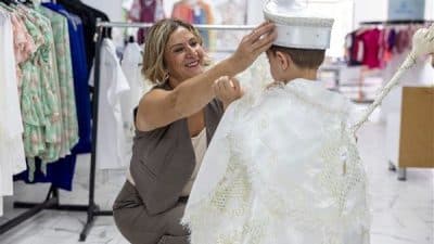 Konak Belediyesi Sosyal Yardım İşleri Müdürlüğüne bağlı Giysi Market, çocuğu