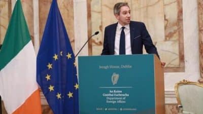 İrlanda Başbakan Yardımcısı, Dışişleri ve Savunma Bakanı Simon Harris, ABD'nin