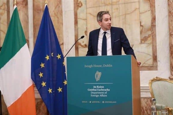 İrlanda Başbakan Yardımcısı, Dışişleri ve Savunma Bakanı Simon Harris, ABD'nin