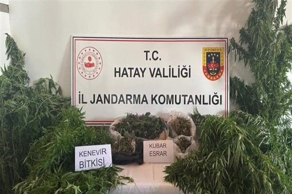 Samandağ Mızraklı Mahallesi’nde gerçekleştirilen operasyonda, (5) şüpheli şahsın ev ve