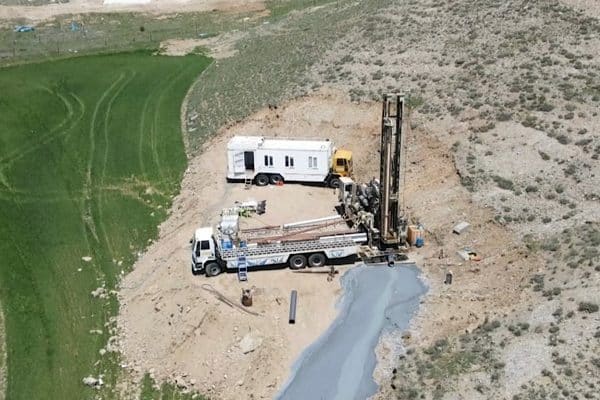 Haymana’da birçok noktada devam eden sondaj çalışmaları kapsamında Çaldağ Tepesi’nde