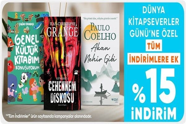 Her yaş grubuna hitap eden geniş bir kitap seçkisi kampanya