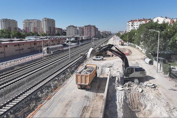 Konya Büyükşehir Belediyesi ve Ulaştırma ve Altyapı Bakanlığı ortaklığıyla yürütülen