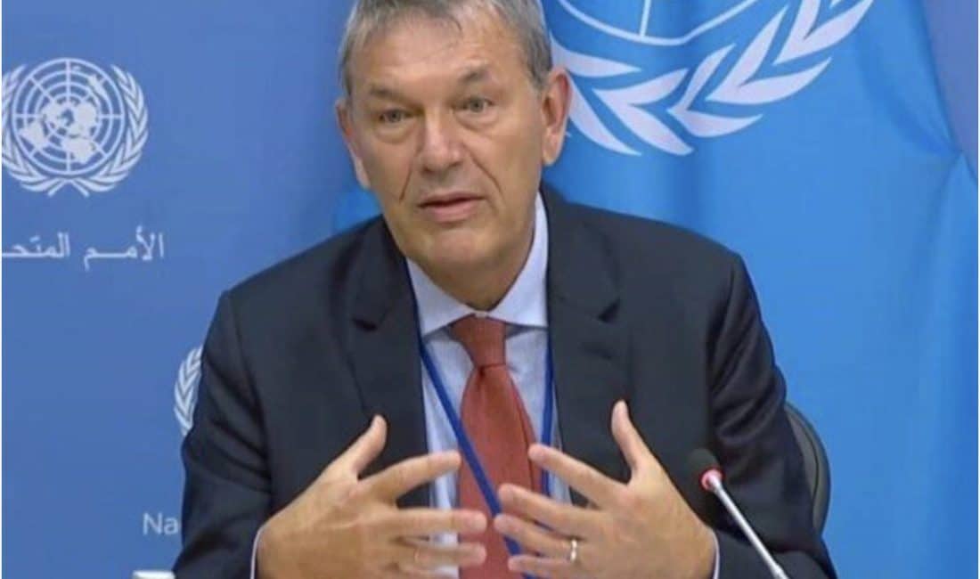 UNRWA Genel Komiseri  Lazzarini, Gazze’deki insani duruma ilişkin açıklama yaptı.