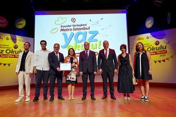 Yaz boyunca programa katılan 403 öğrenciye, Esenler’deki İBB Prof. Dr.