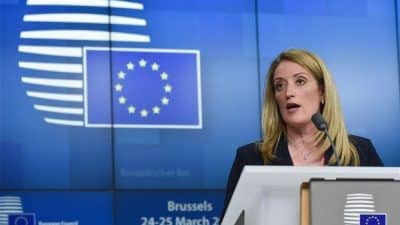 Avrupa Parlamentosu Başkanı Roberta Metsola, Avrupa'nın Ukrayna'ya desteği üç buçuk