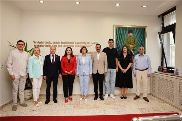Ziyarette, yerel yönetim çalışmaları ve Eskişehir’in geleceğine yönelik projeler hakkında